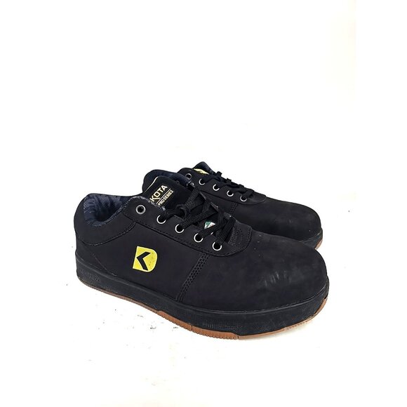 DAKOTA Men's Steel Toe Steel Plate Skate Safety Work Shoes 3613 Black Size 9M - Picture 1 of 8